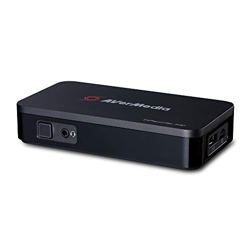 AVerMedia EZRecorder 330.4K-inspelning och 1080p-inspelning, HDMI-inspelare, PVR, DVR, schemalagd inspelning, infraröd sändare, PC-fri redigering, enkel installation (ER330)