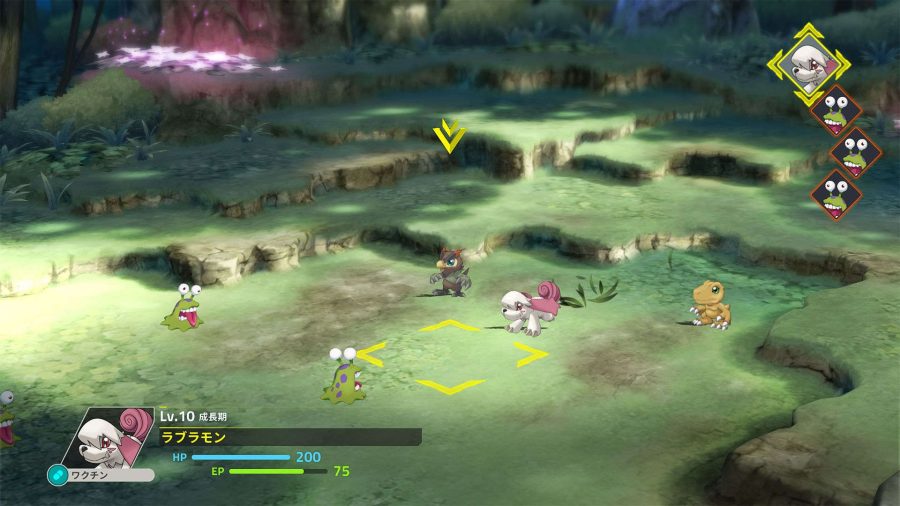En strid i Digimon Survive