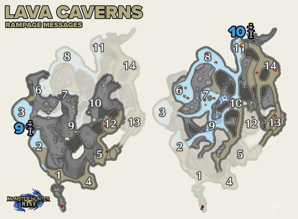 Monster Hunter Rise guide: Lava Caverns samlarobjekt för relikvier