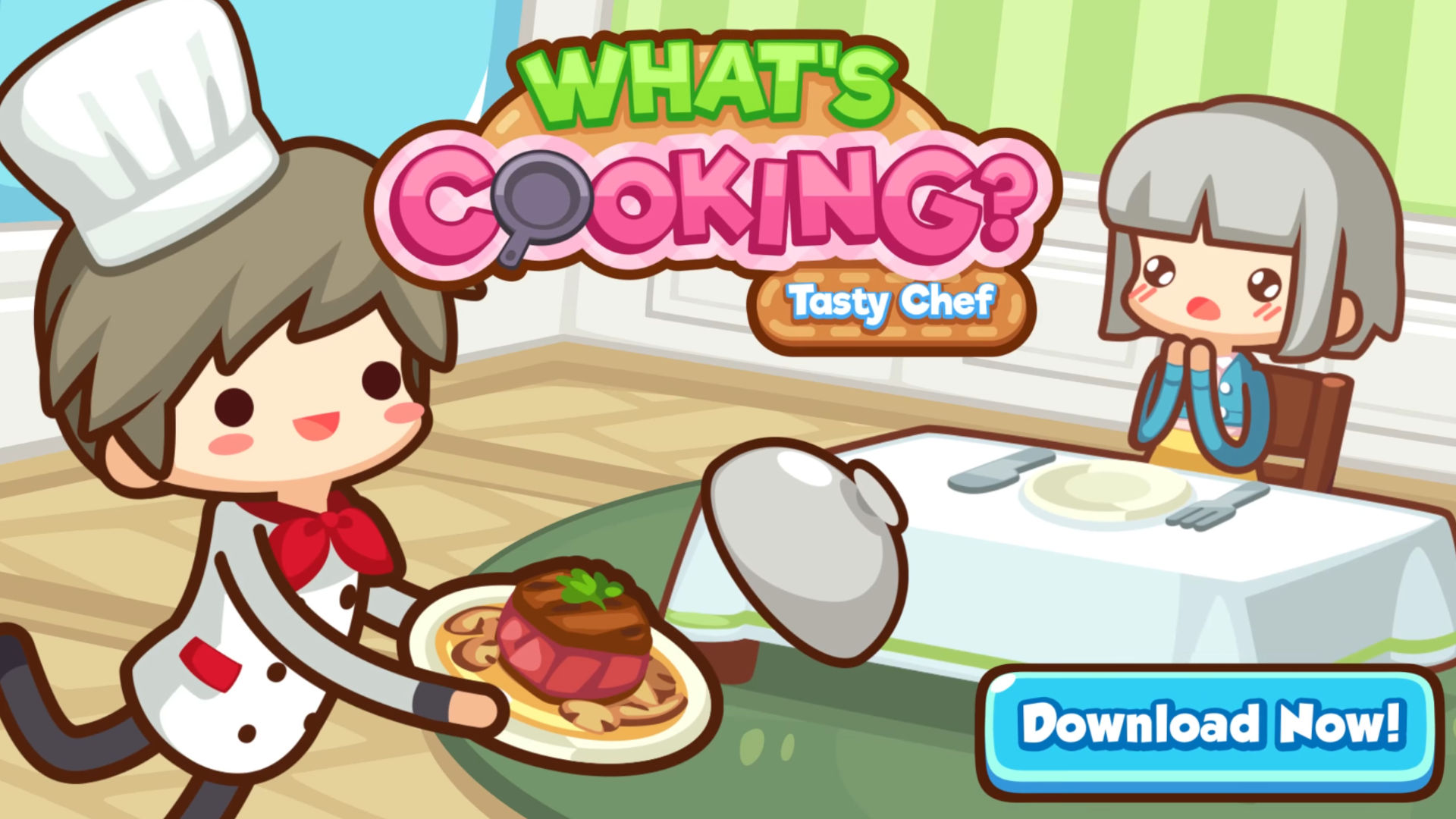 Matlagningsspel;  Vad är Cooking kocken spiller mat över ett bord